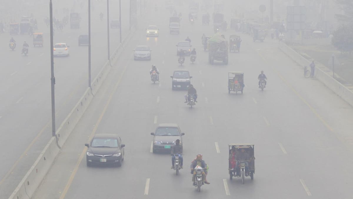 Contaminación ambiental en Pakistán. Foto: EFE.