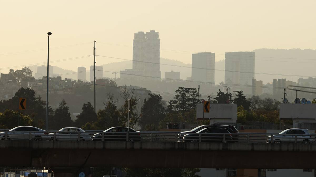 Contaminación del aire en México. Foto: EFE.