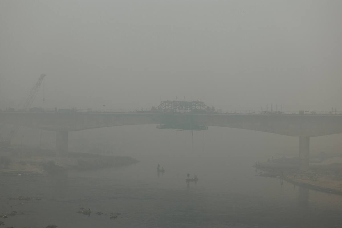 Contaminación en India. Foto: EFE.