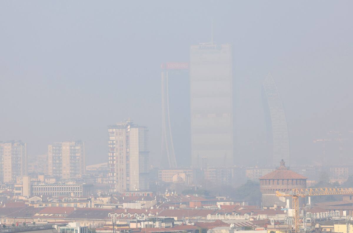 Contaminación en Italia. Foto: Reuters.