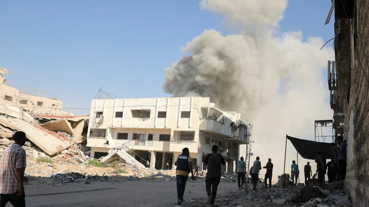 Continúa la guerra en Gaza. Foto: Reuters.