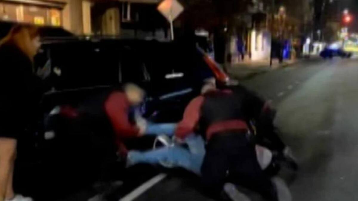 Control policial en Agronomía. Foto: captura video.