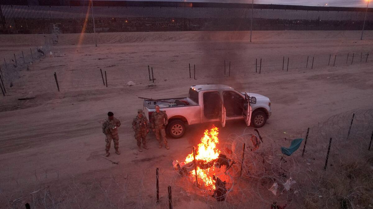 Controles en la frontera entre México y el estado de Texas. Foto: REUTERS.