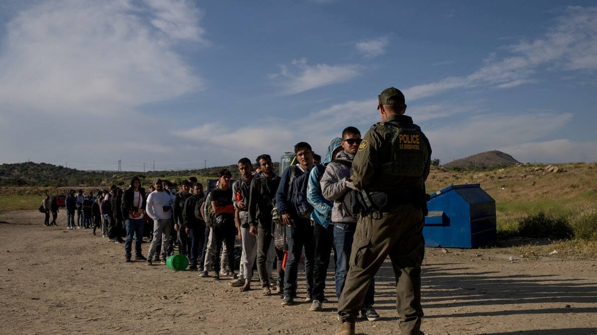 Controles en la frontera México-Estados Unidos. Foto: Reuters
