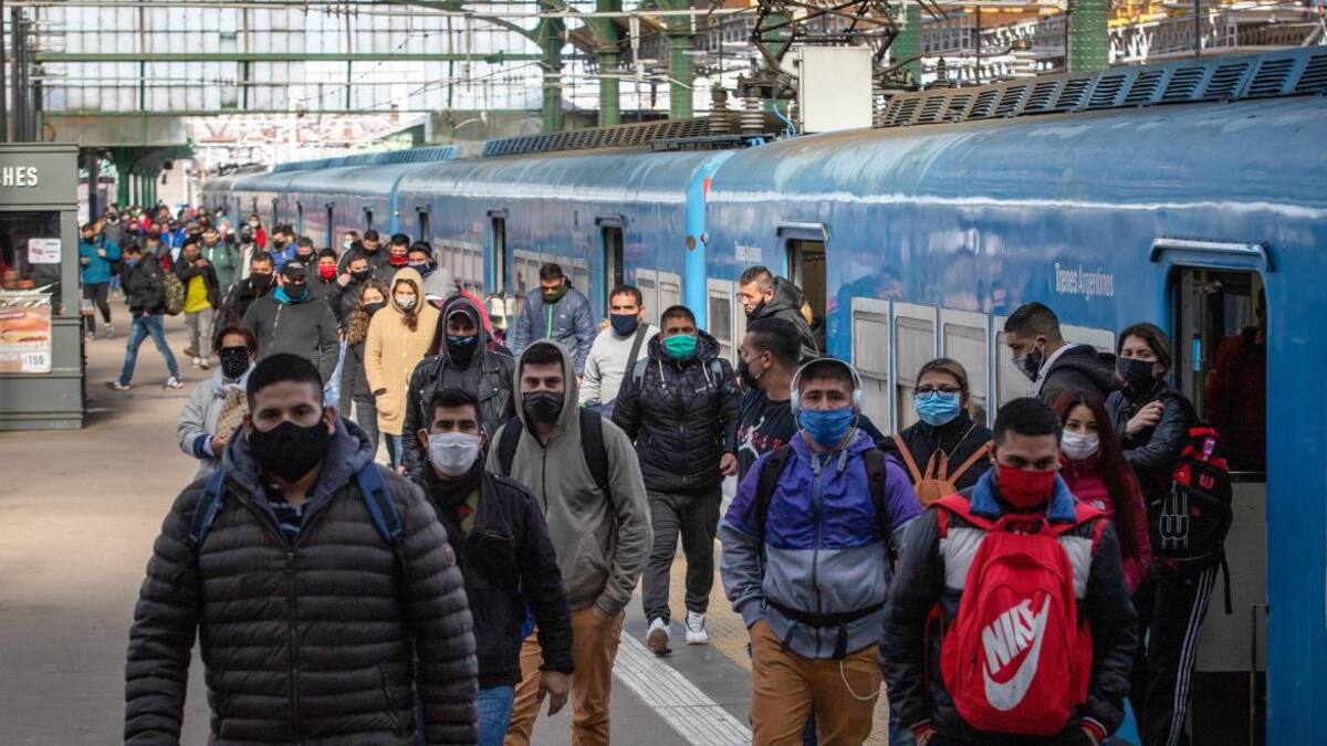 Controles en los trenes, cuarentena, coronavirus en Argentina, covid-19, NA