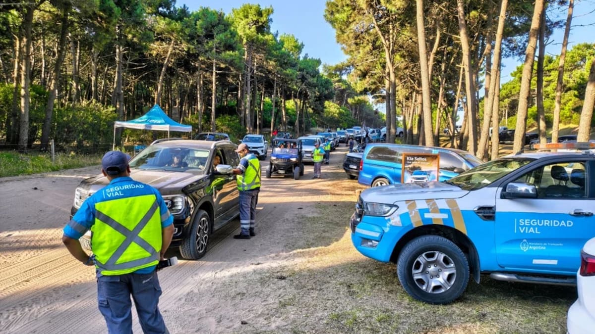 Controles en Pinamar.