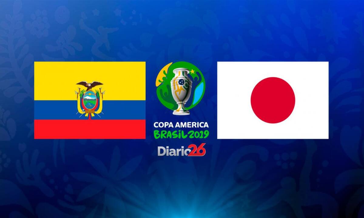 Copa América 2019, Ecuador vs Japón, fútbol, deportes, Diario 26