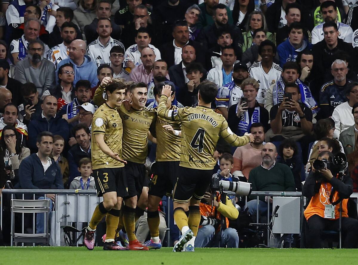 Copa del Rey, Real Madrid vs Real Sociedad. Foto: REUTERS.