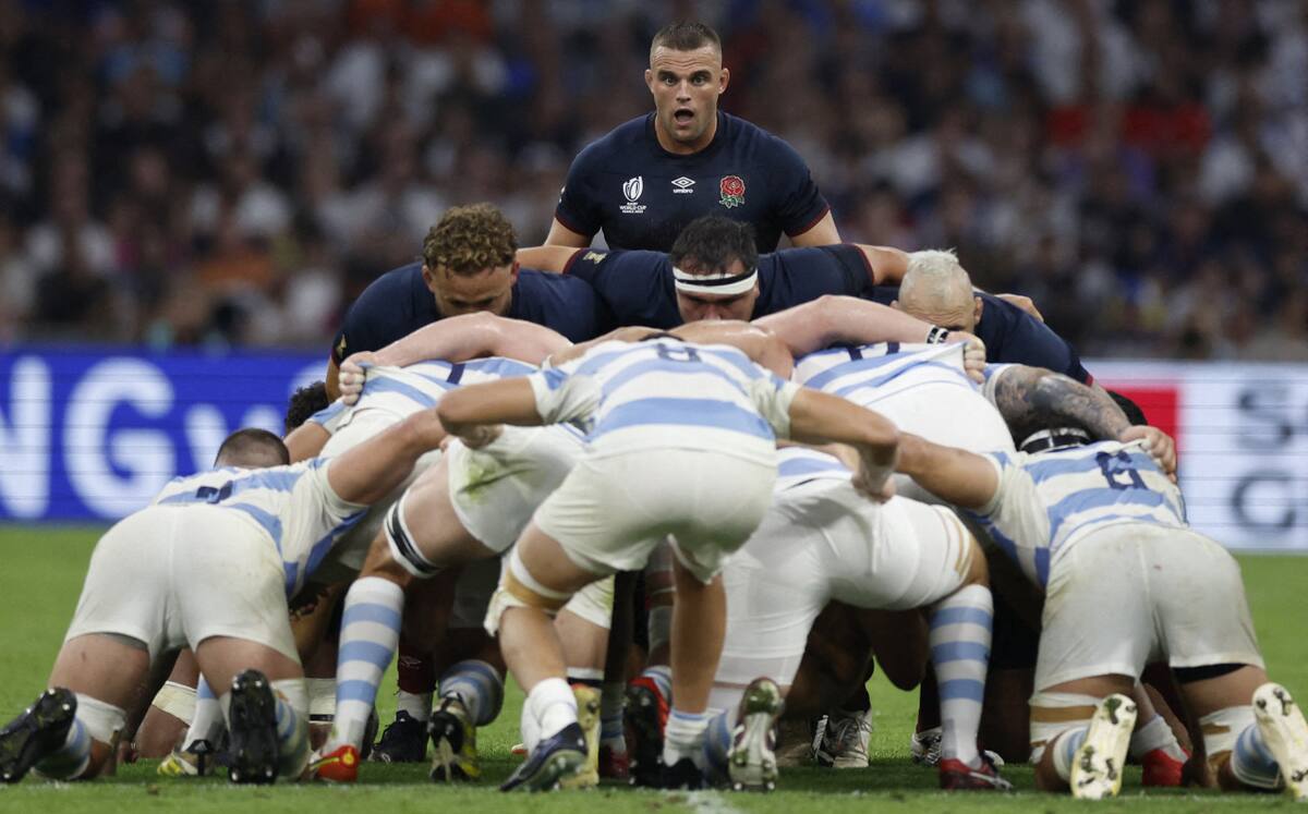 Copa Mundial de Rugby 2023 - Inglaterra vs. Argentina. Foto: Reuters.
