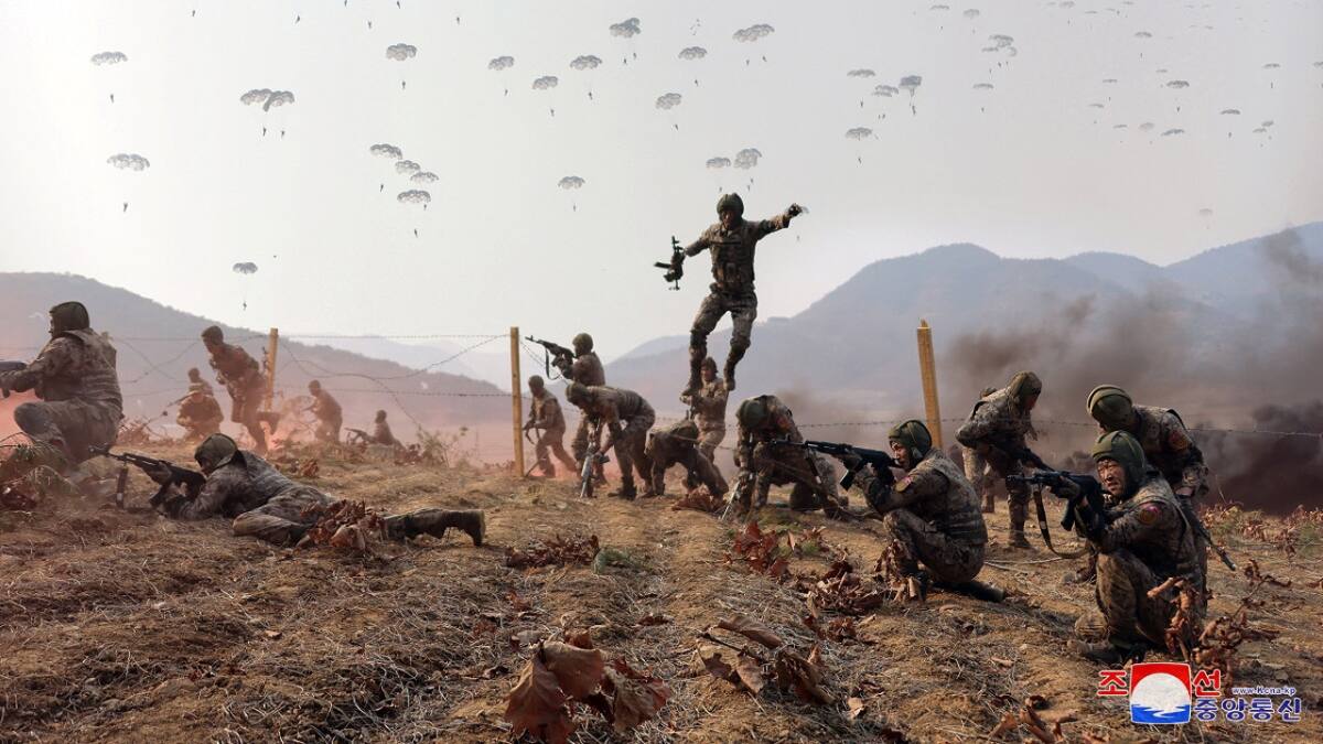 Corea del Sur envió un grupo de soldados para apoyar a Ucrania en su guerra contra Rusia. Foto: Reuters.