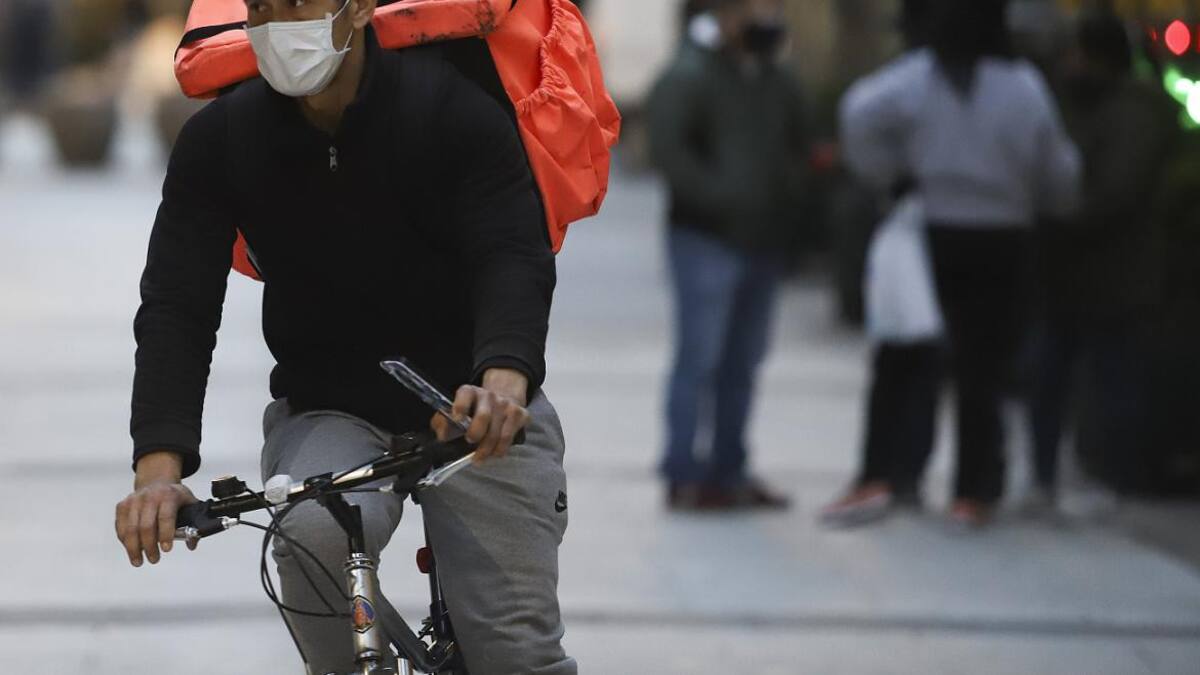 Coronavirus, Argentina, pandemia, repartidor, delivery, NA