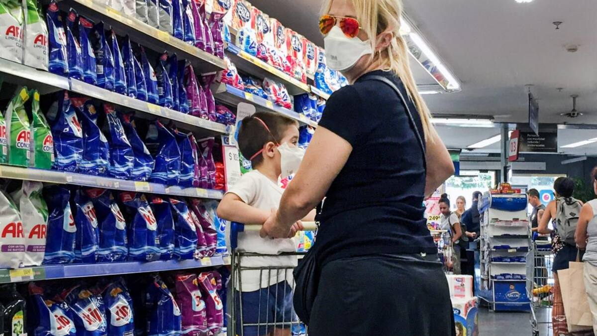 Coronavirus, Argentina, pandemia, supermercados, NA