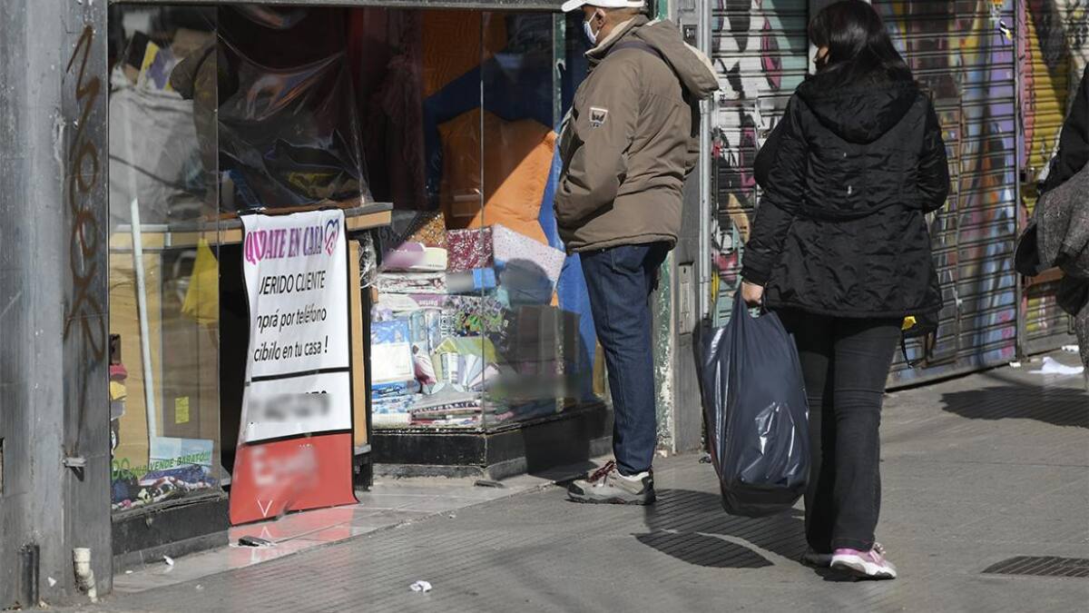 Coronavirus, Argentina, pandemia, venta en comercios, NA