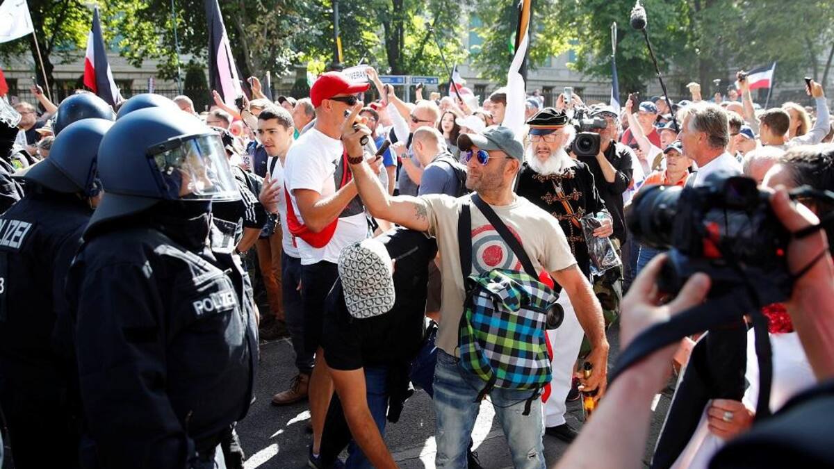 Coronavirus en Alemania, masivas protestas en Berlin contra las restricciones por Covid-19, Reuters