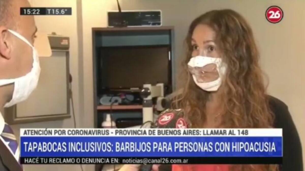 Coronavirus en Argentina, barbijos solidarios, Canal 26