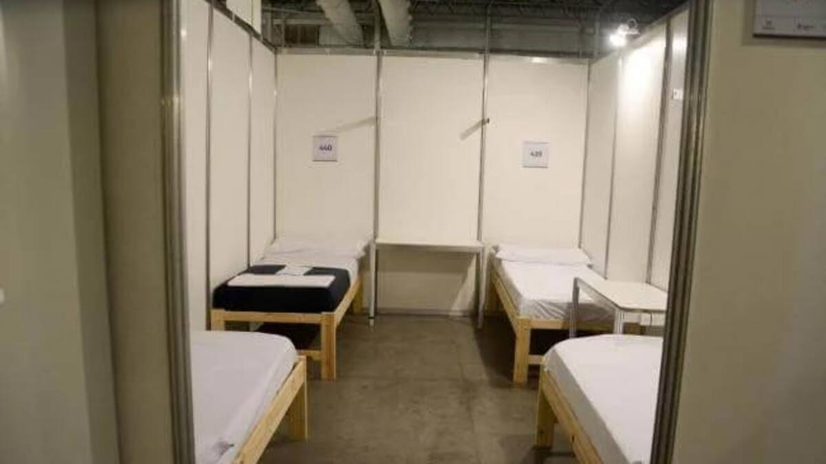 Coronavirus en Argentina, Centro Sanitario en Tecnópolis, Foto Gobierno Provincia de Buenos Aires