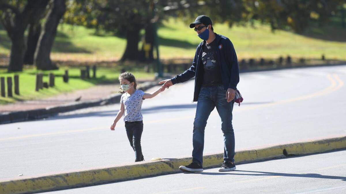 Coronavirus en Argentina, salidas recreativas de chicos, pandemia
