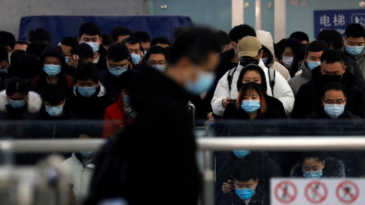 Coronavirus en China. Foto: REUTERS