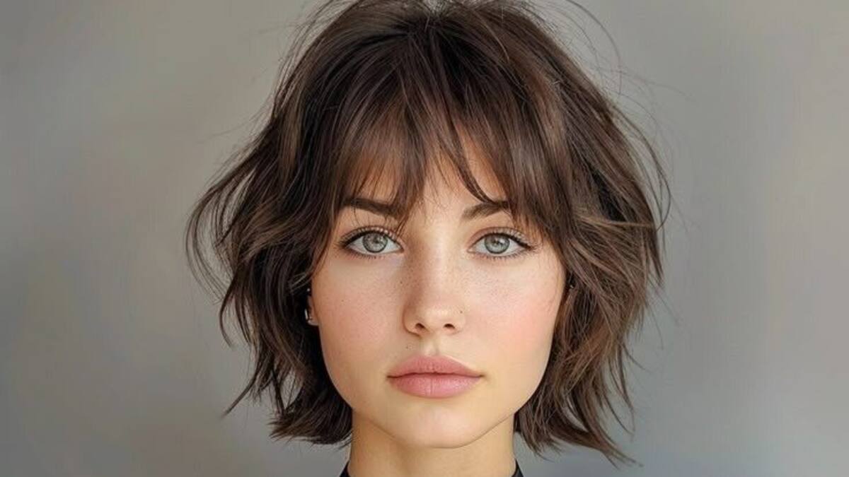 El corte bob con flequillo Birkin es un estilo muy versátil que se adapta a todo tipo de cabello.