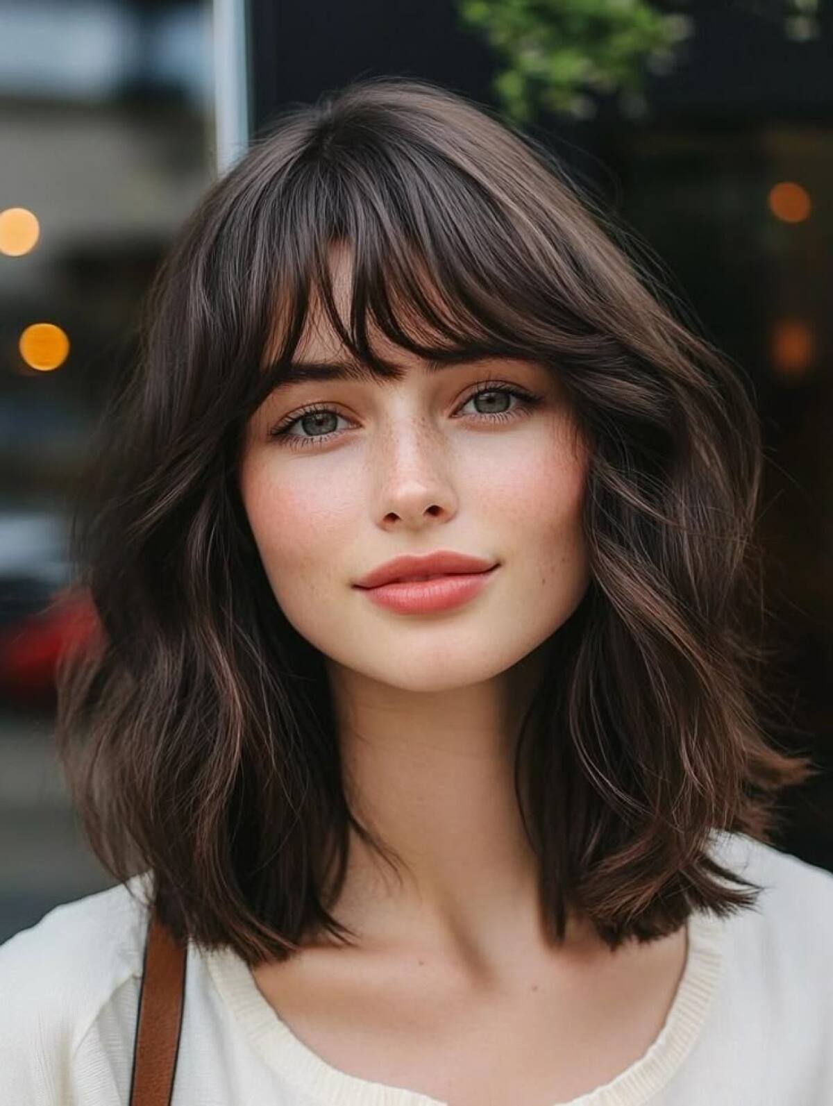 Corte de pelo que aporta volumen para cabellos finos. Foto PINTEREST