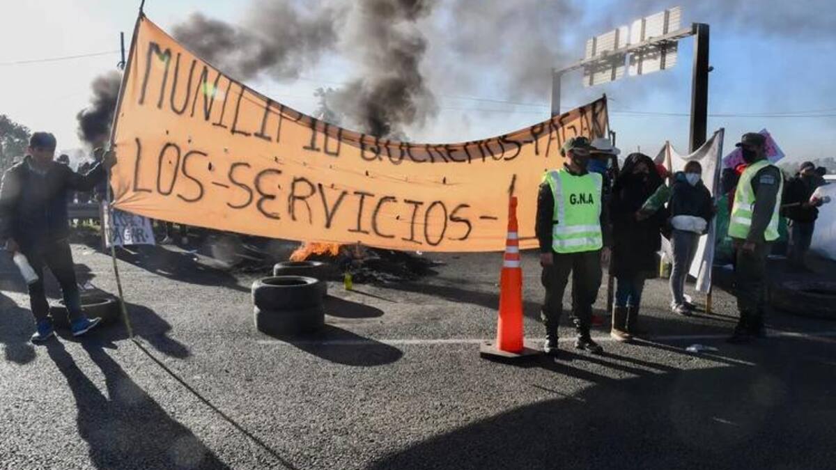 Corte en la Autopista Riccheri