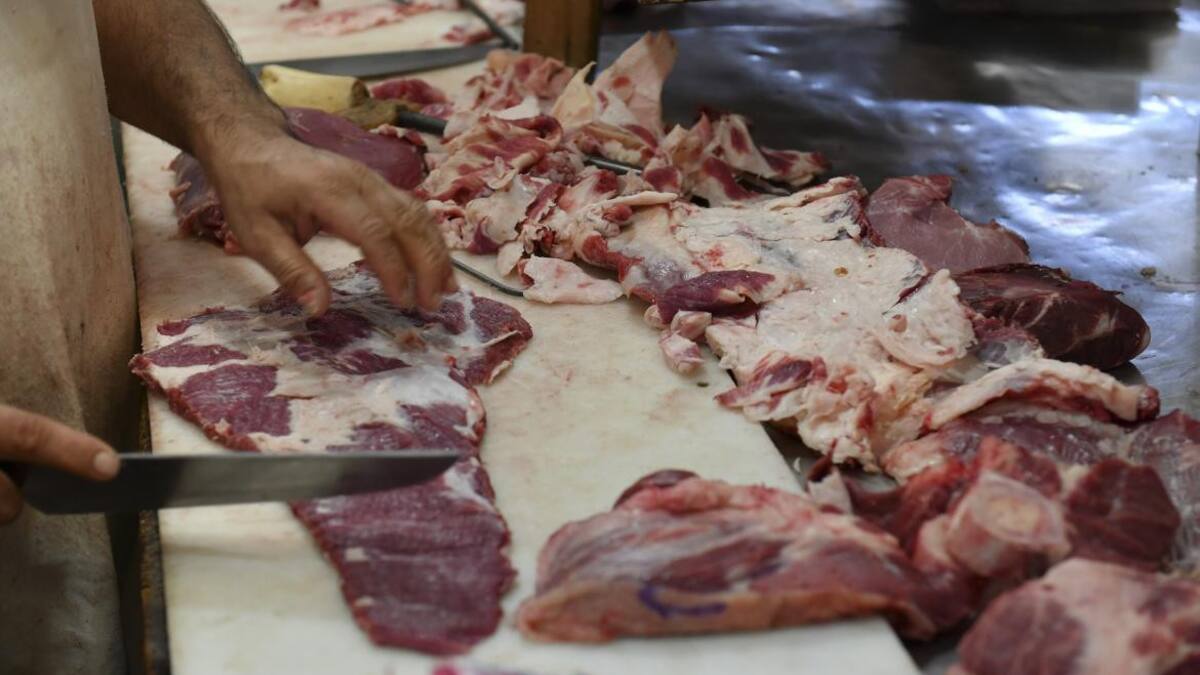 Cortes de carne, economía argentina, foto NA