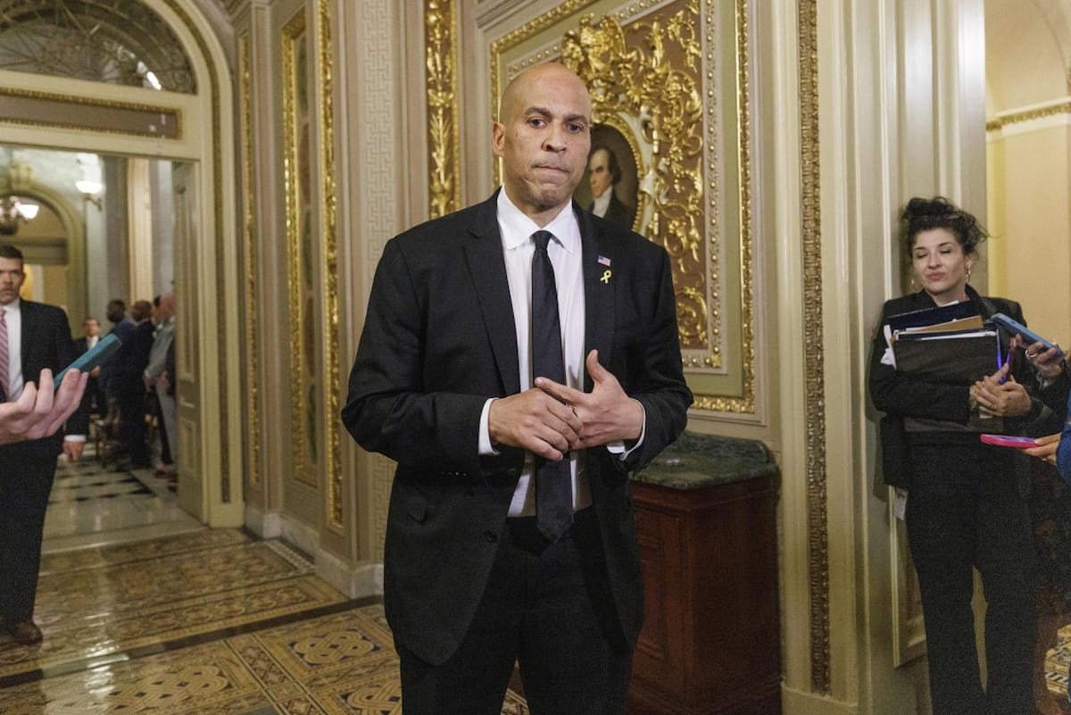 Cory Booker, senador de Estados Unidos. Foto: EFE.