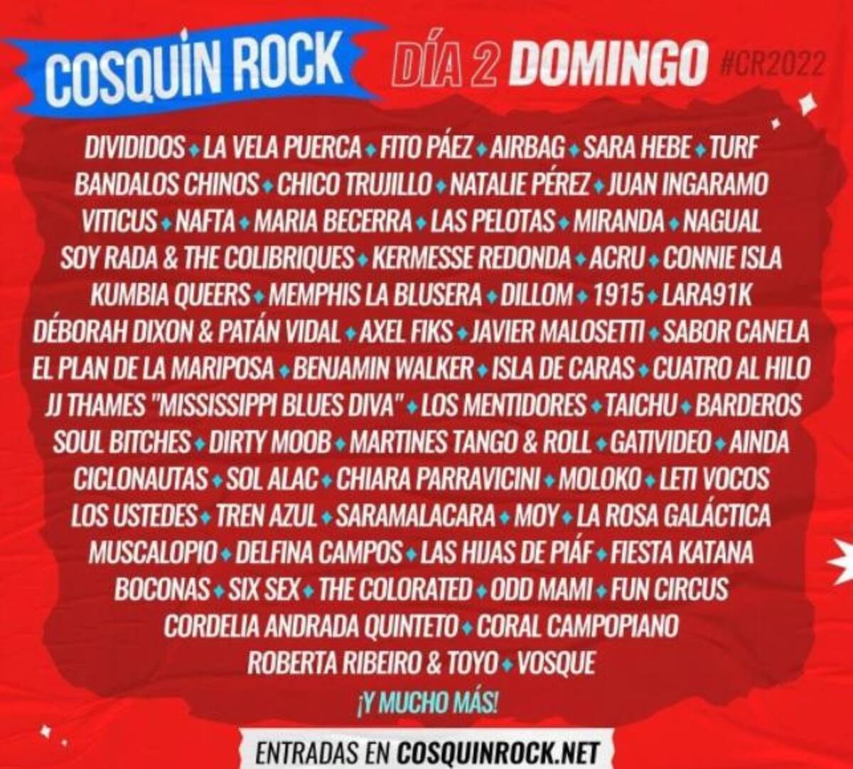 Cosquín Rock anunció la grilla completa de artistas y bandas de su edición 2022
