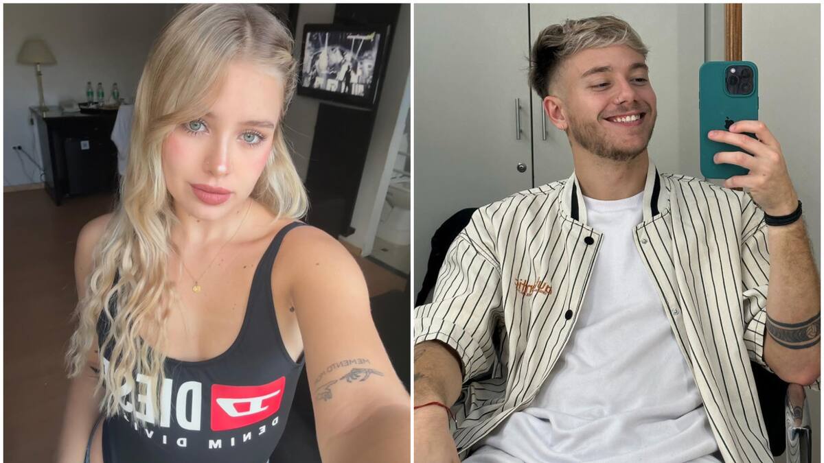 Coti Romero y Nacho, exparticipantes de Gran Hermano. Fotos: Instagram.