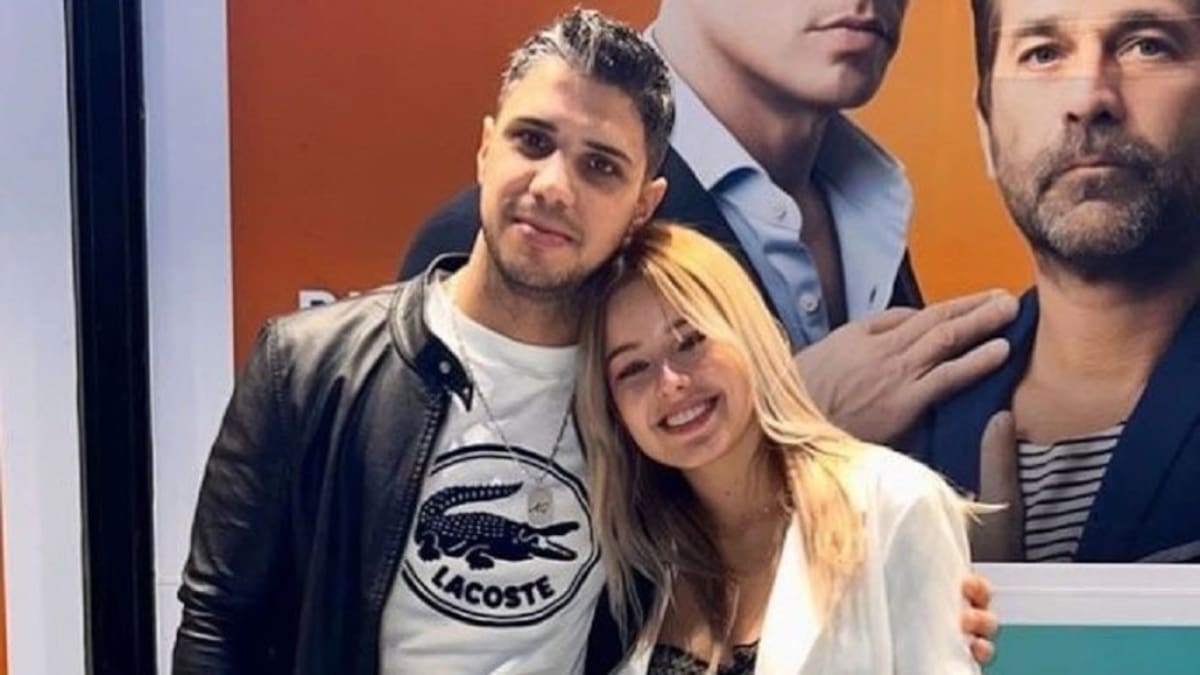 Coti y Cone cuando eran pareja. Foto: archivo.