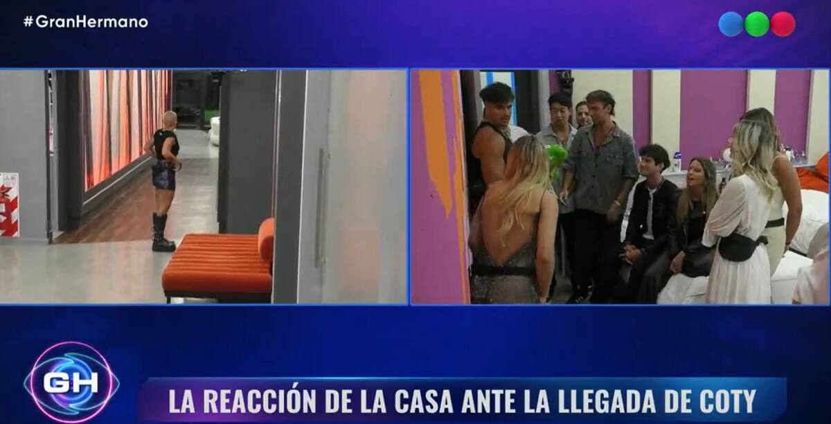 Coty Romero ingresó a Gran Hermano y sorprendió a todos. Foto: captura Telefe.