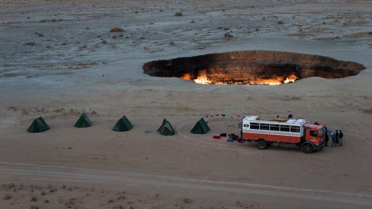 Cráter Turkmenistan
