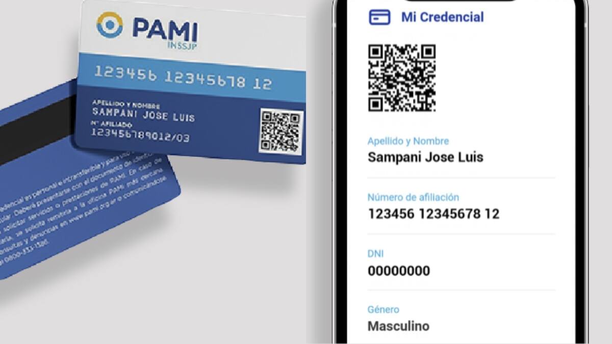 Credenciales vigentes del PAMI.