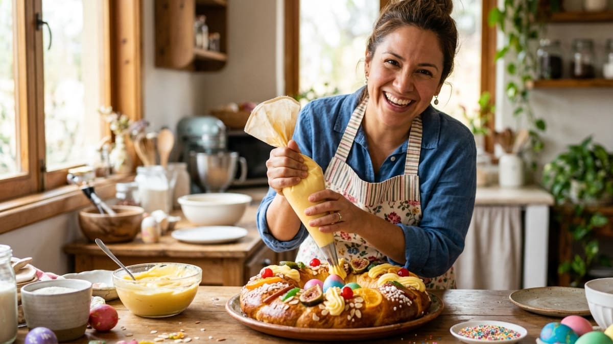 Rosca de Pascua: cómo cocinar una crema pastelera rica, liviana y cremosa en Semana Santa