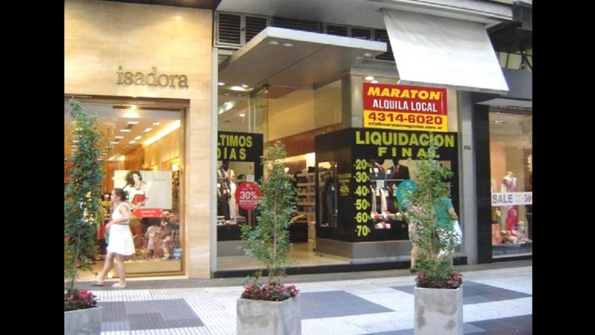 Crisis en la calle Florida, peatonal