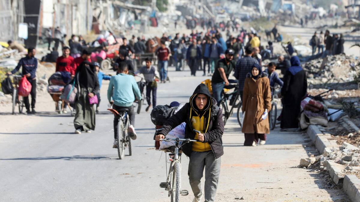Crisis humanitaria en la Franja de Gaza. Foto: Reuters.
