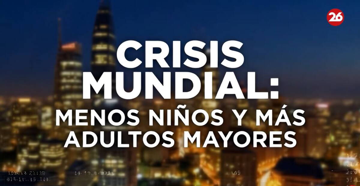 Crisis Mundial: menos niños y más adultos mayores.