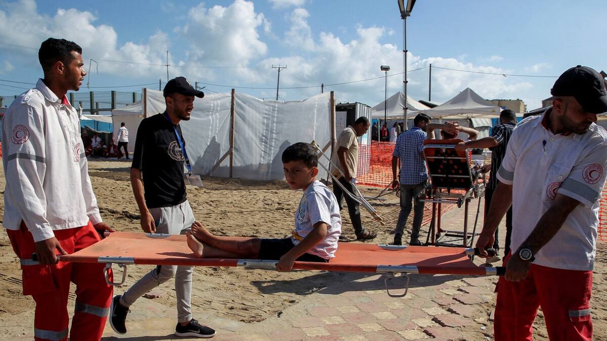 Crisis total en los hospitales de la Franja de Gaza. Foto: archivo, Reuters.