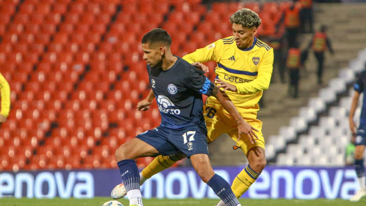 Cristian Medina; Boca vs Independiente Rivadavia. Foto: X @CSIRoficial