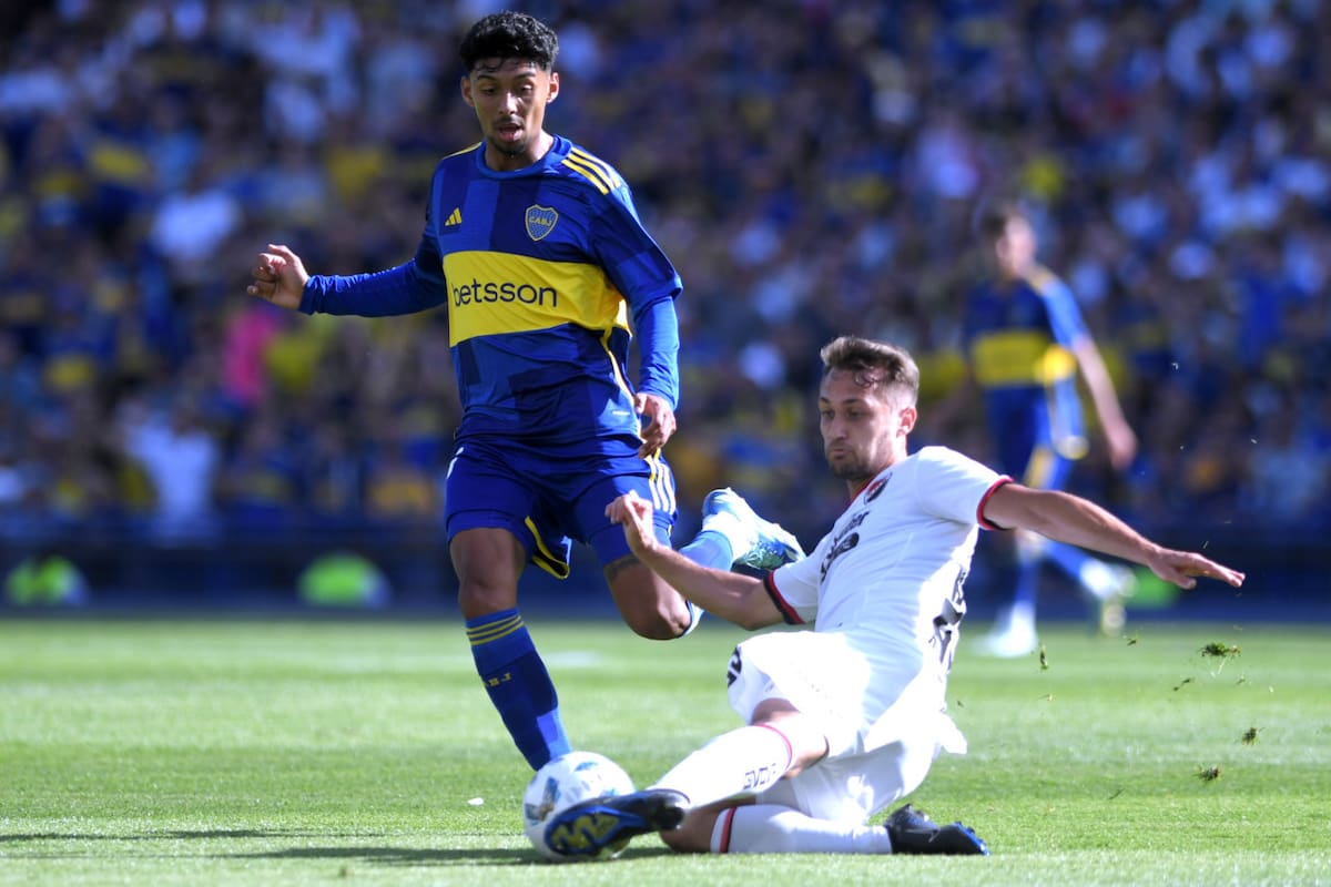 Cristian Medina; Boca vs Newells. Foto: Télam