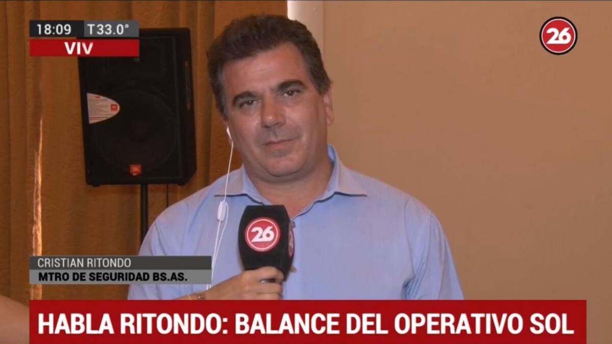 Cristian Ritondo: balance del Opertaivo Sol