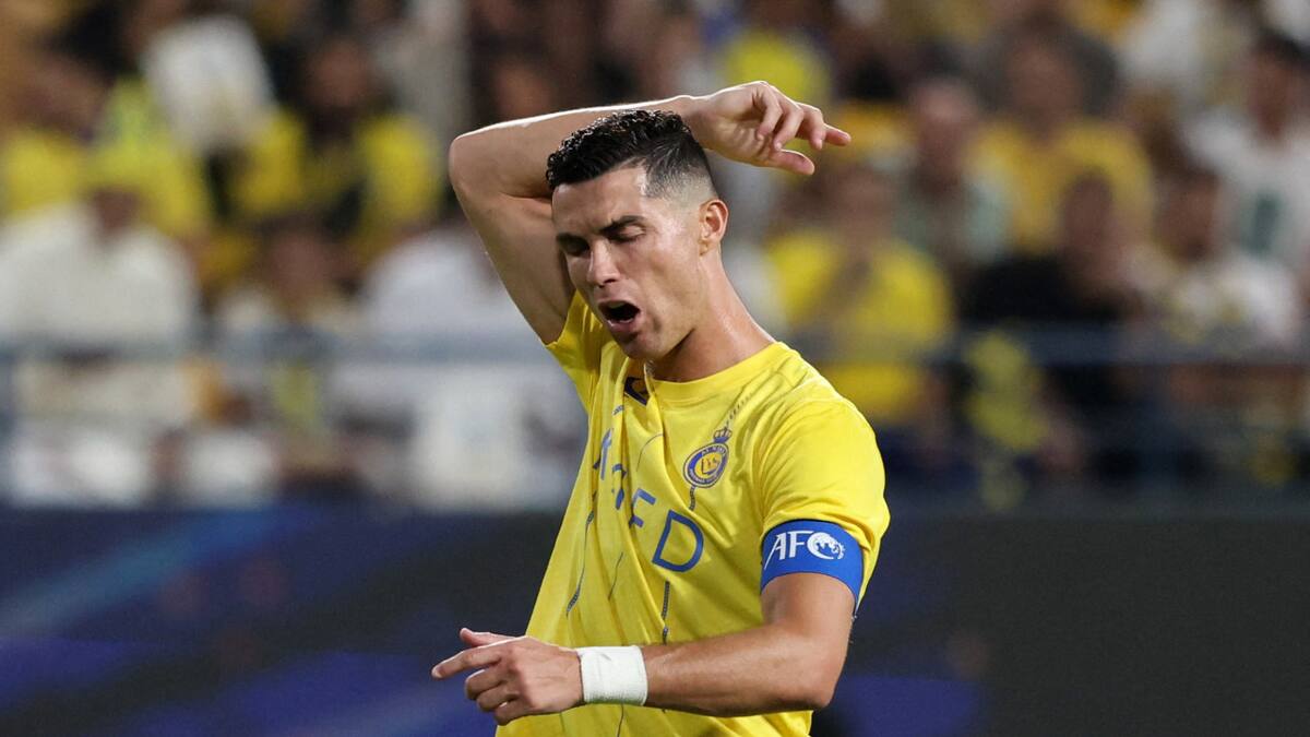 Cristiano Ronaldo en el Al Nassr. Foto: REUTERS.