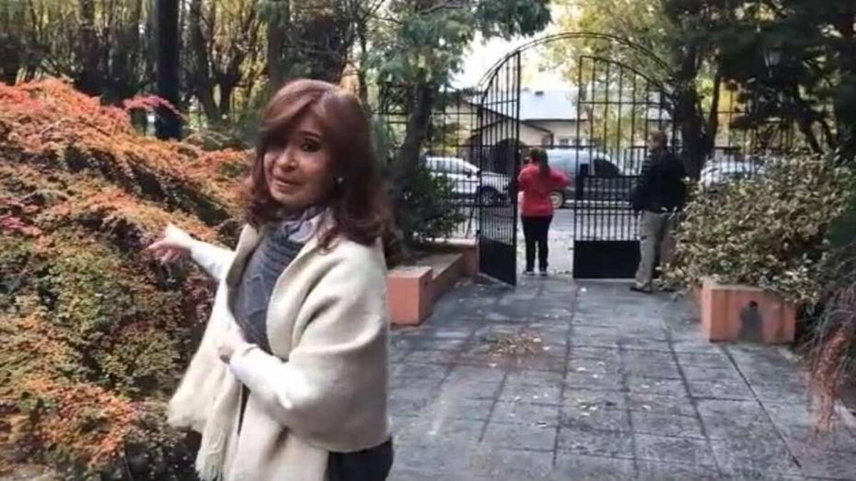 Cristina en residencia de Santa Cruz