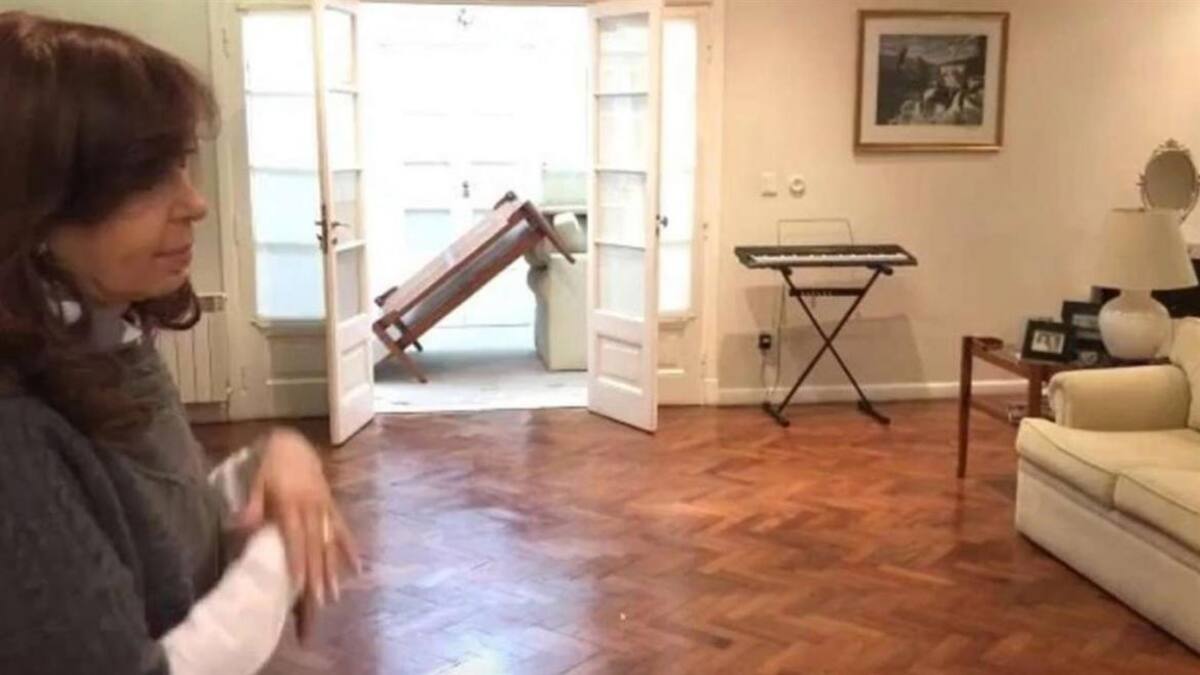 Cristina en residencia de Santa Cruz