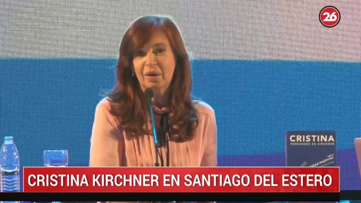 Cristina Fernández de Kirchner en Santiago del Estero