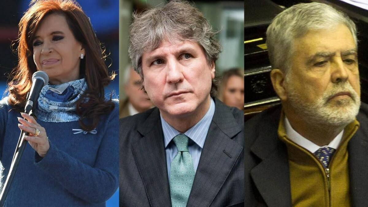 Cristina Kirchner, Amado Boudou y Julio De Vido