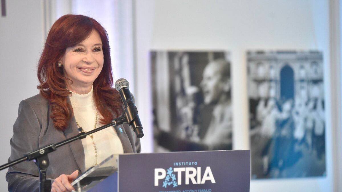 Cristina Kirchner, en el Instituto Patria