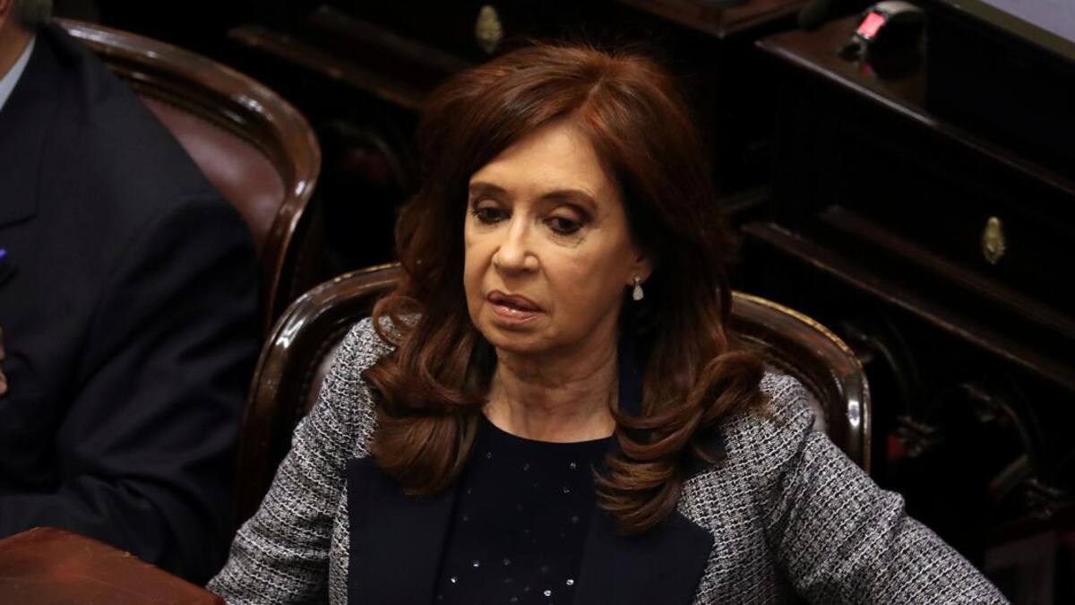 Cristina Kirchner en el Senado (Reuters)
