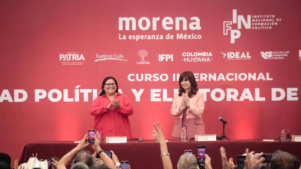 Cristina Kirchner en México. Foto: prensa