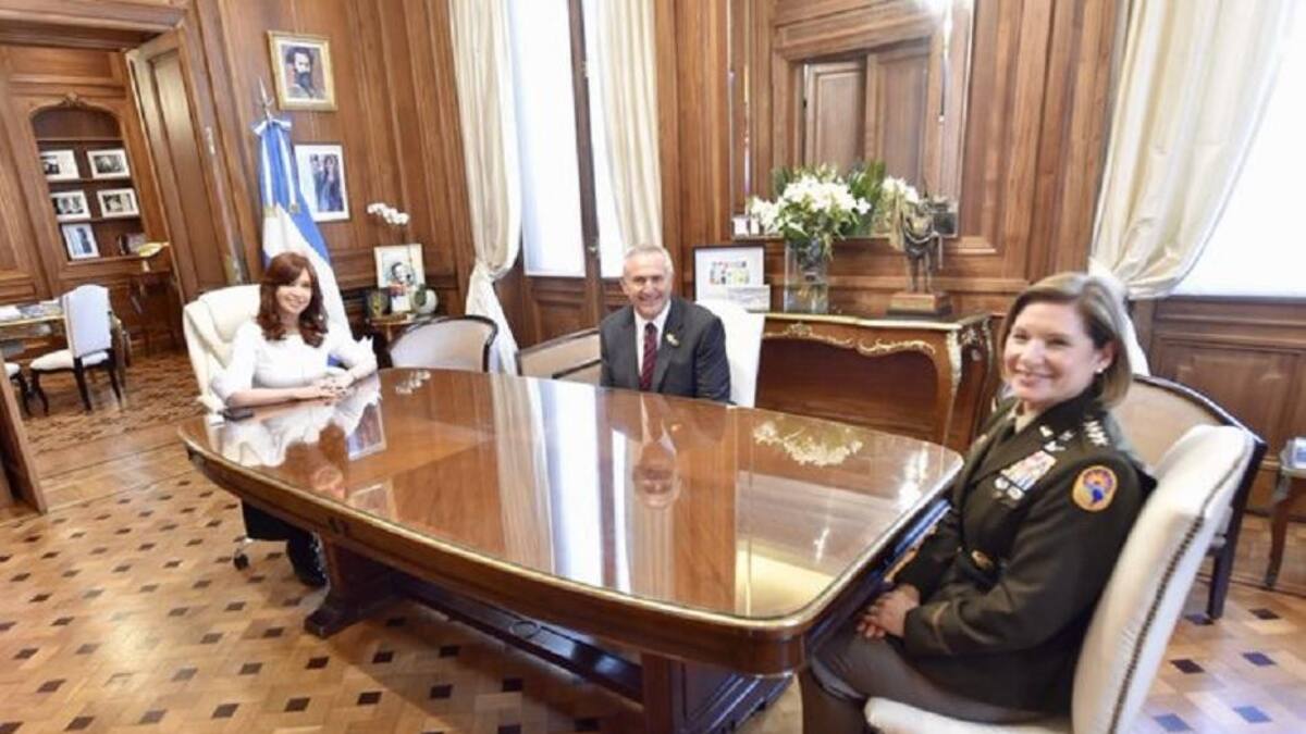 Cristina Kirchner recibió a la jefa del Comando Sur de EEUU, Laura Richardson , NA
